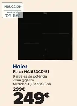 Carrefour Haier Placa HAI633CD/E1 oferta