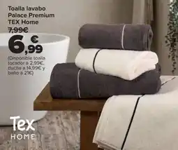 Carrefour Tex Home toalla lavabo Palace Premium oferta