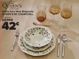 Carrefour Queen's by Churchill vajilla loza new belgravia oferta