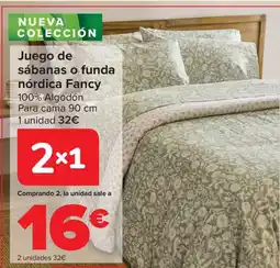 Carrefour Fancy juego de sábanas o funda nórdica oferta