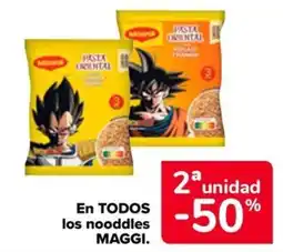 Carrefour Express Maggi en todos los nooddles oferta
