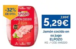 Dialsur Cash & Carry Elpozo jamón cocido en su jugo oferta