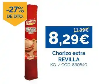 Revilla chorizo extra
