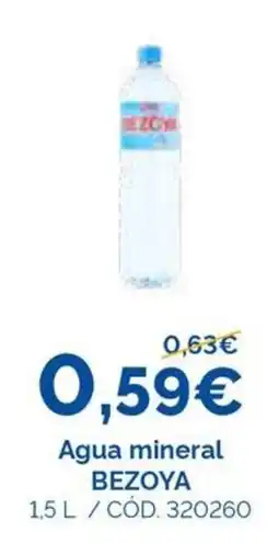 Dialsur Cash & Carry Agua mineral BEZOYA oferta