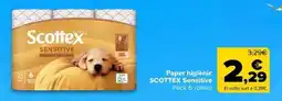 Carrefour Express Scottex - paper higienic sensitive oferta