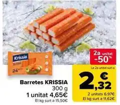 Carrefour Express Krissia - barretes oferta