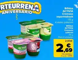 Carrefour Express Activia - bífidus cremoso sabores oferta