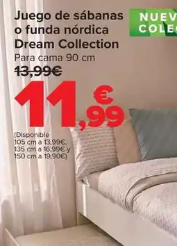 Carrefour Juego de sábanas o funda nórdica dream collection oferta