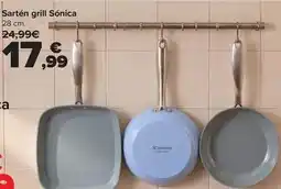 Carrefour 3 claveles - sartén grill sónica oferta