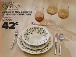 Carrefour Queen's - vajilla loza new belgravia by churchill oferta