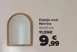 Carrefour Espejo oval nerrine oferta