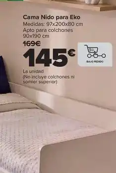 Carrefour Cama nido para eko oferta