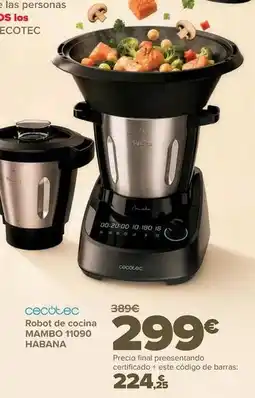 Carrefour Cecotec - robot de cocina mambo 11090 habana oferta