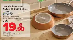 Carrefour San ignacio - lote de 3 sartenes arde oferta