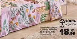 Carrefour Tex home - juego de sábanas o fundas nórdicas kids oferta