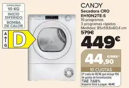 Carrefour Candy - secadora cro eh10n2te-s oferta