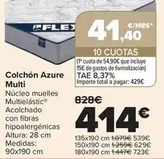 Carrefour Flex - colchón azure multi oferta
