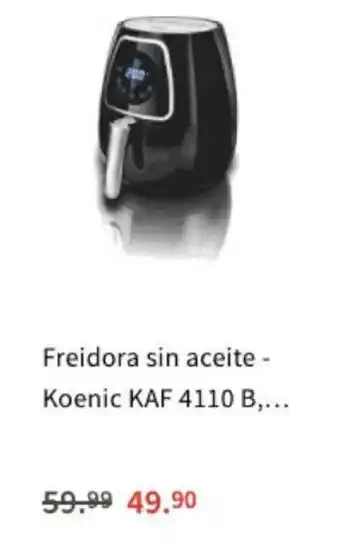 MediaMarkt Freidora sin aceite Koenic KAF 4110 B oferta