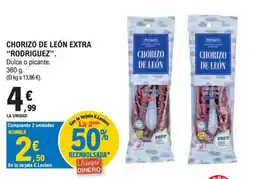 E.Leclerc Rodriguez chorizo de león extra oferta