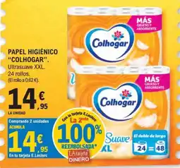E.Leclerc Colhogar papel higiénico oferta