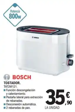 E.Leclerc Bosch tostador tat2m121 oferta
