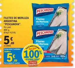 E.Leclerc Pescanova filetes de merluza argentina oferta