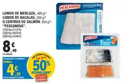E.Leclerc Pescanova lomos de bacalao oferta