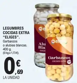 E.Leclerc Eligés garbanzos cocidos extra oferta