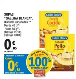 E.Leclerc Gallina Blanca sopas oferta