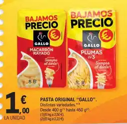 E.Leclerc Gallo pasta original oferta