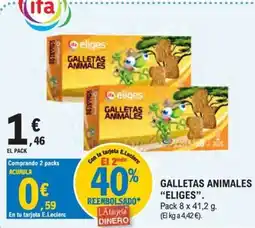 E.Leclerc Eliges galletas animales oferta
