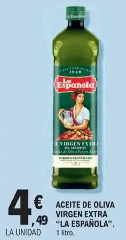 E.Leclerc La Española aceite de oliva virgen extra oferta