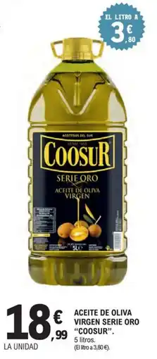 E.Leclerc Coosur aceite de oliva virgen serie oro oferta