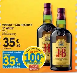 E.Leclerc J&B reserve 15 años oferta