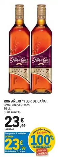 E.Leclerc Ron añejo flor de caña oferta