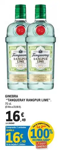 E.Leclerc Tanqueray rangpur lime oferta