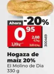Dia El molino de dia - hogaza de maíz 20% oferta