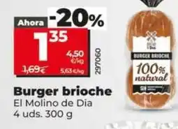 Dia El molino de dia - burger brioche oferta