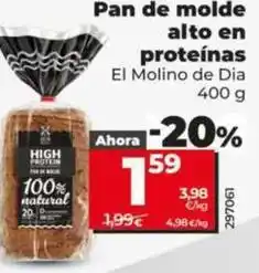 Dia El molino de dia - pan de molde alto en proteínas oferta