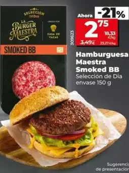 Dia Seleccion de dia - hamburguesa maestra smoked bb oferta