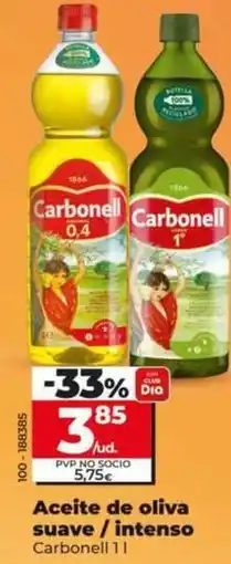 Dia Carbonell - aceite de oliva suave/intenso oferta
