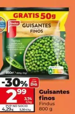 Dia Findus - guisantes finos oferta