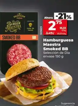 Dia Seleccion de dia - hamburguesa maestra smoked bb oferta