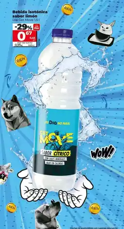 Dia Dia get move - bebida isotonica sabor limon oferta