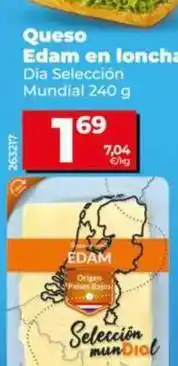 Dia Dia seleccion mundial - queso edam en lonchas oferta