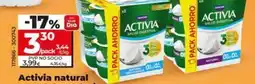 Dia Danone - activia natural 0% edulcorado/natural desnatado oferta
