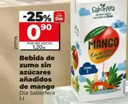 Dia Dia saborfera - bebida de zumo sin azucares anadidos de mango oferta