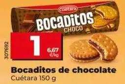 Dia Cuétara - bocaditos de chocolate oferta
