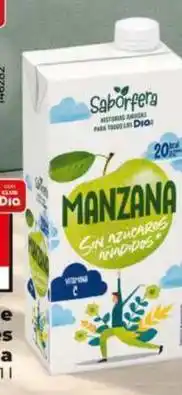 Dia Dia saborfera - bebida de zumo sin azucares anadidos de manzana oferta