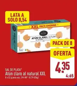 ALDI Sal de plata - atun claro al natural xxl oferta